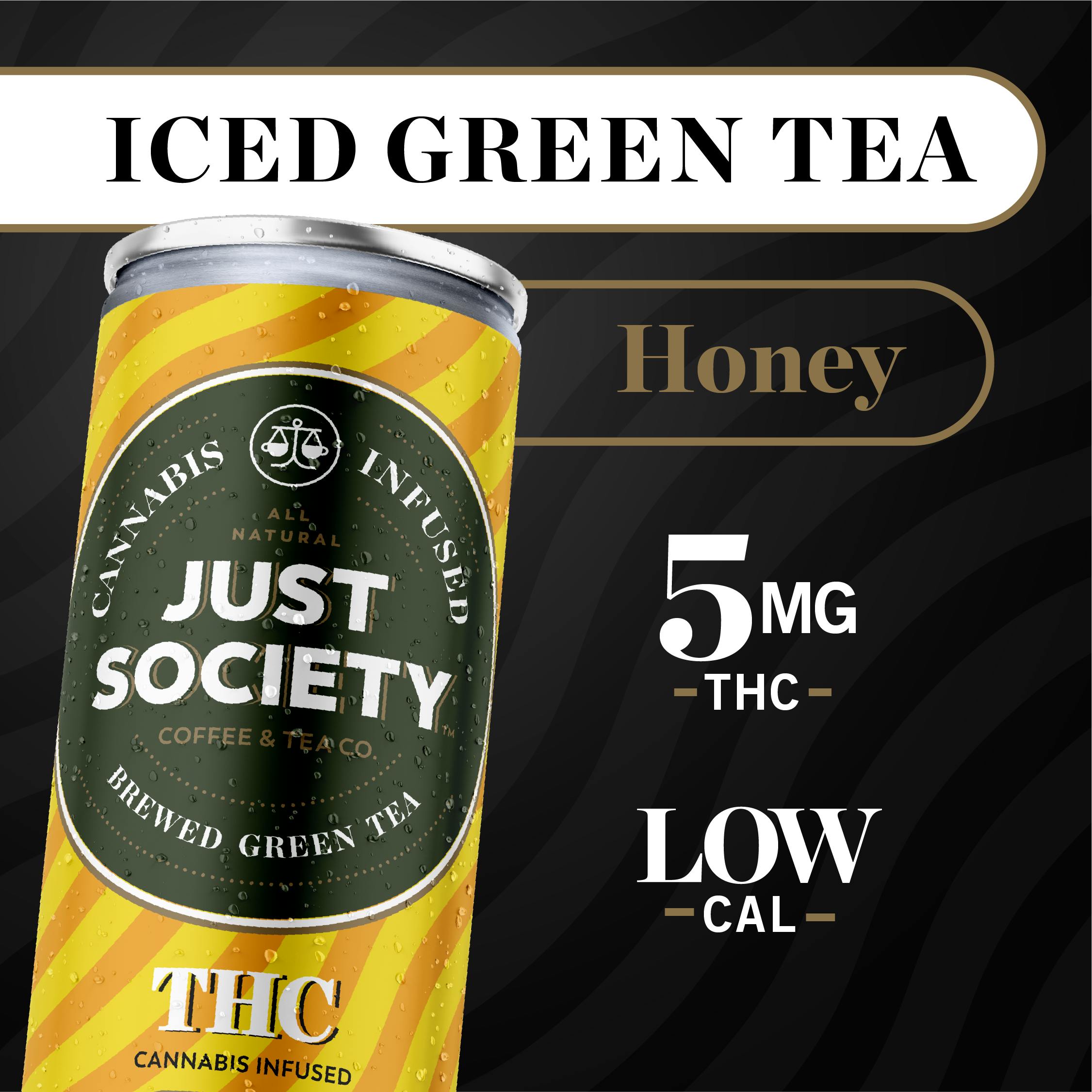 Just Society - Green Tea Honey Cold Brew 5mg - 1
