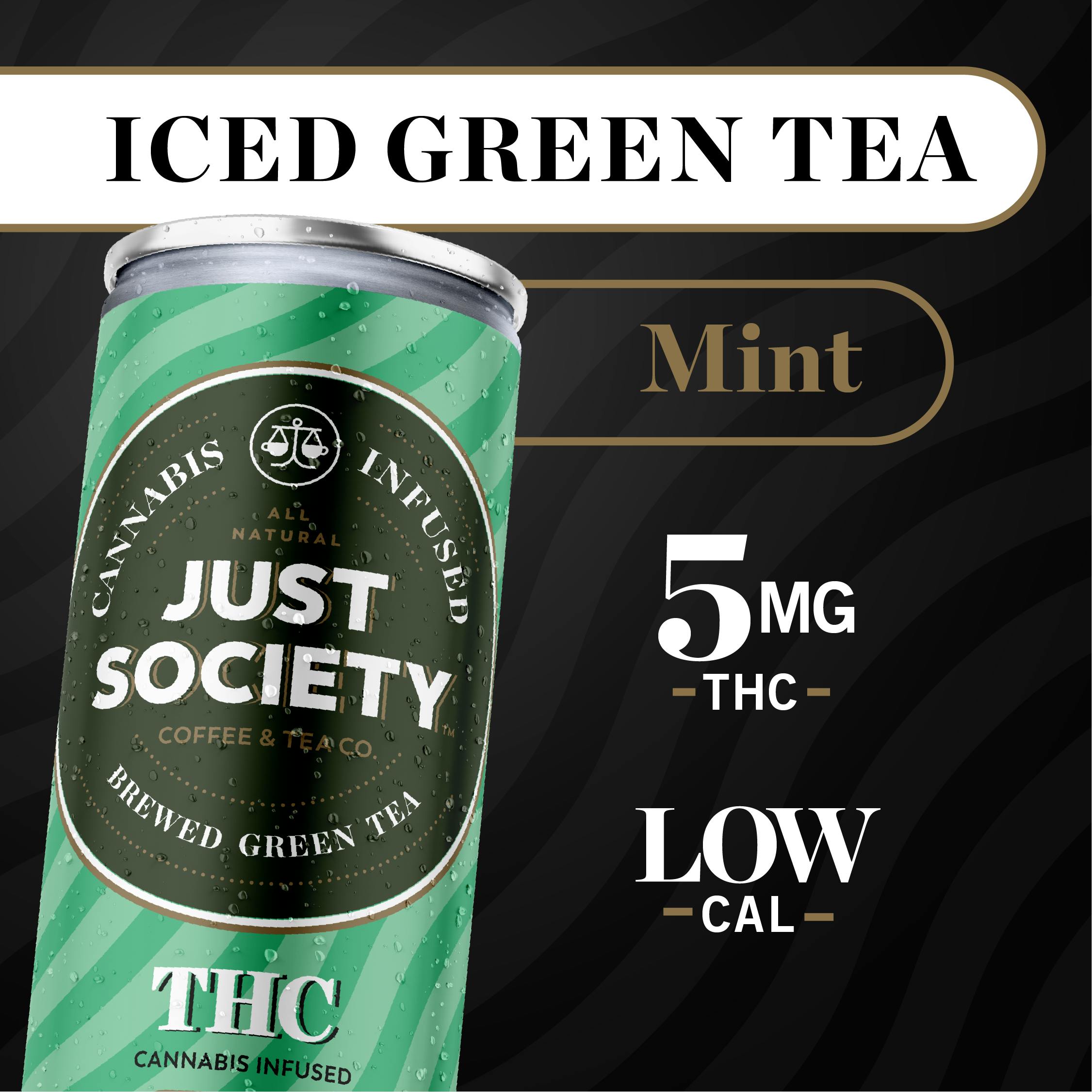 Just Society - Green Tea Mint Cold Brew 5mg - 1