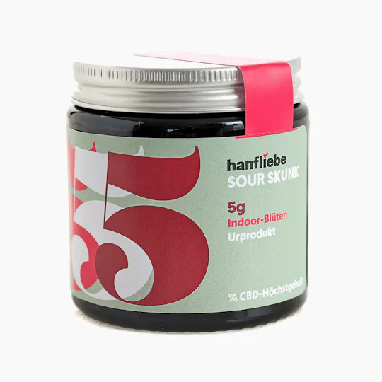 Hanfliebe - Hanfliebe | Sour Skunk CBD Indoor-Blüten - 1