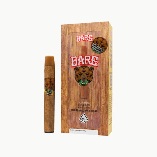 BAREWOODS - Wax Cigars™ By Barewoods - Wedding Cake (Live Resin Sauce) 1.2G - 1