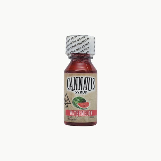 Cannavis - 100mg Watermelon THC Syrup Tincture - 1