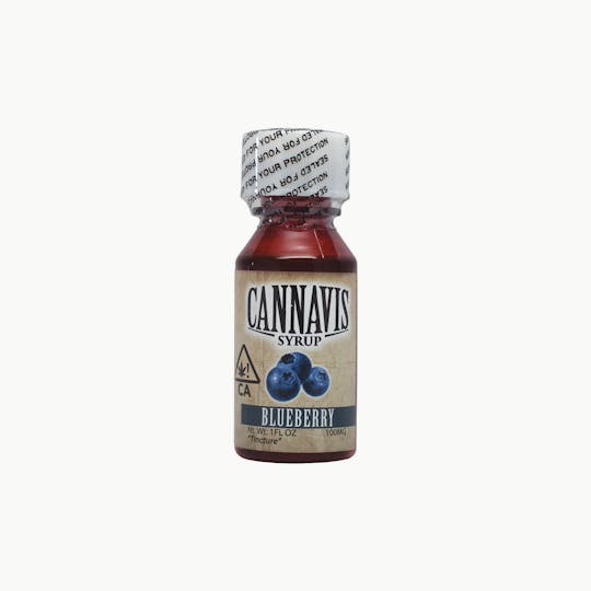 Cannavis - 100mg Blueberry THC Syrup Tincture - 1