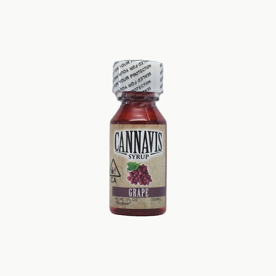 Cannavis - 100mg Grape THC Syrup Tincture - 1