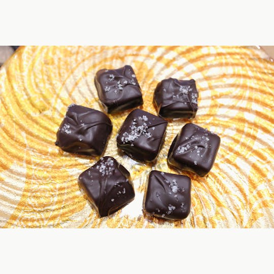 Wave Edibles - Dark Chocolate Salted Caramels (3pk) 10mg - 1