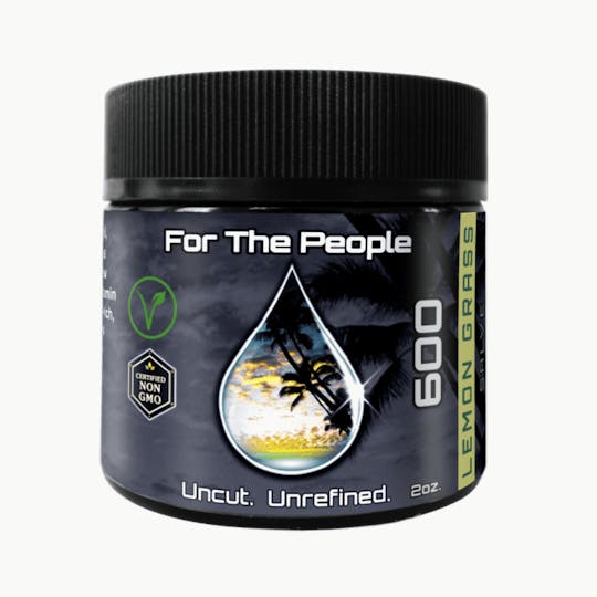 CBD For The People - Unrefined DARK CBD Salve - 600mg Lemon Grass - 1