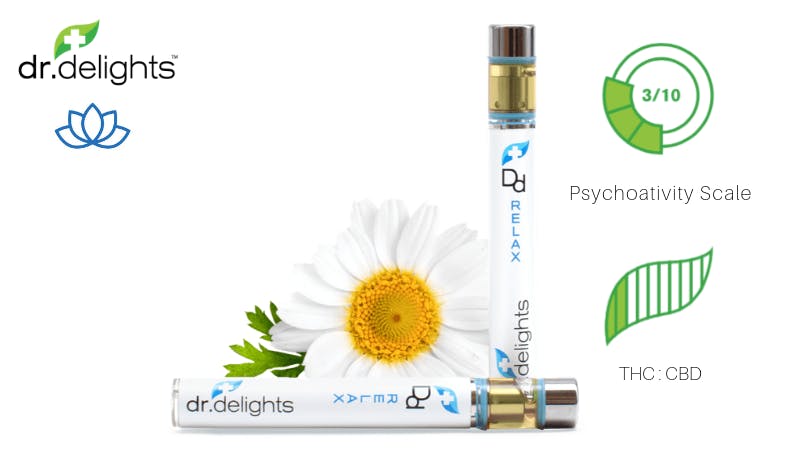 dr. delights™ - dr.delights Relax 1:2 THC:CBD Vape Pen - 1