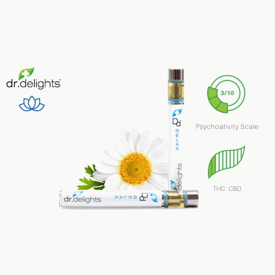 dr. delights™ - dr.delights Relax 1:2 THC:CBD Vape Pen - 1