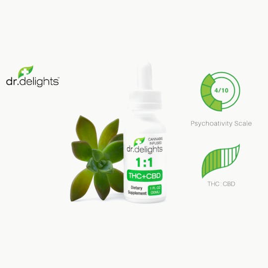 dr. delights™ - dr.delights CBD 1:1 Tincture - 1