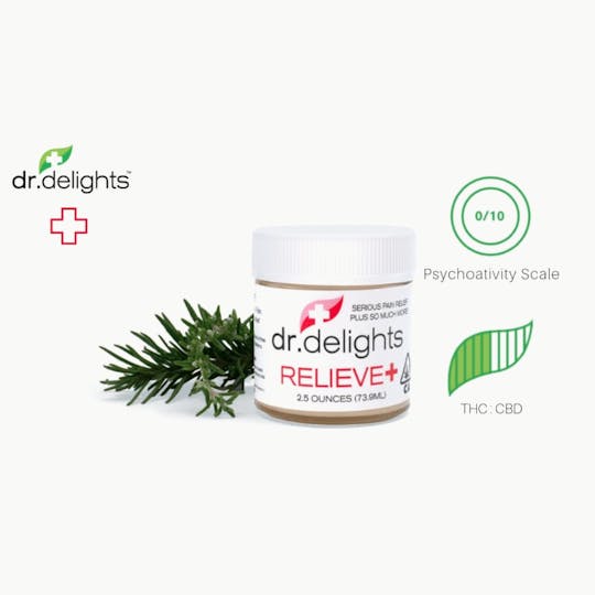 dr. delights™ - dr.delights Relieve 1:1 THC:CBD Topical Salve - 1