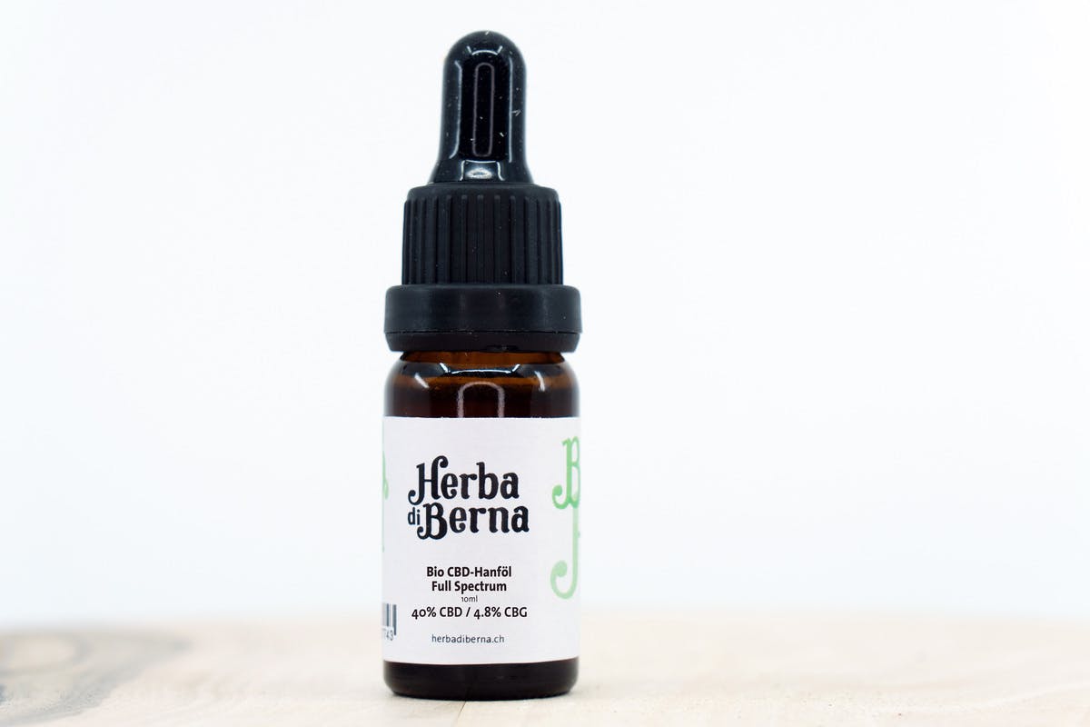 Herba di Berna AG - 40% Fullspectrum Bio CBD-Hanföl - 1