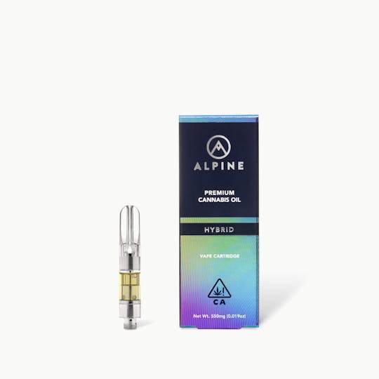 Alpine Vapor - GSC - Hybrid - THC Cartridge 550mg - 1