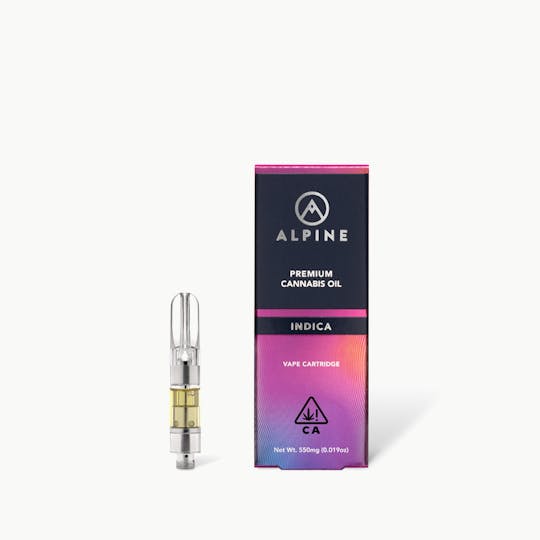 Alpine Vapor - True OG - Indica - THC Cartridge 550mg - 1