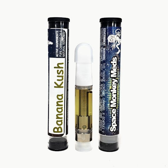 Space Monkey Meds - Banana Kush- Vape Cartridge (1g) - 1