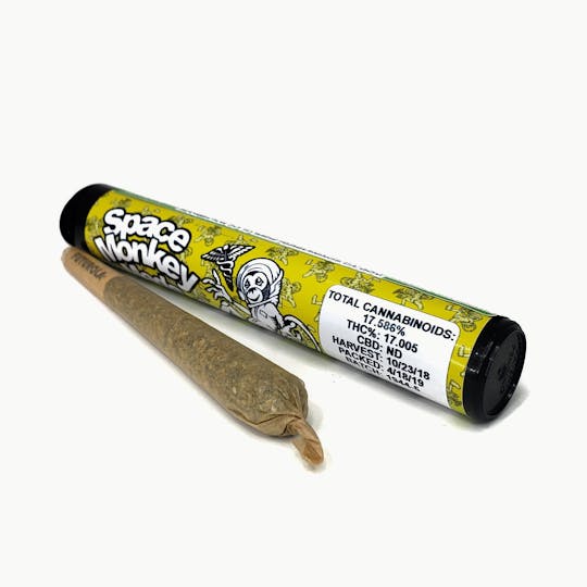 Space Monkey Meds - Sherbert- Bud-Only Pre Roll (1g) - 1