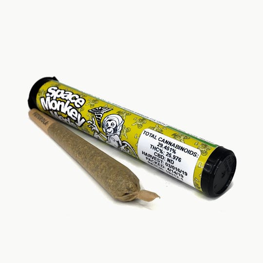 Space Monkey Meds - Grease Monkey- Bud-Only Pre Roll (1g) - 1
