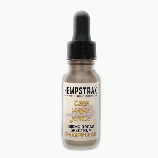 Hempstrax - Pineapple OG 500-1000mg Broad Spectrum Vape Juice - 1