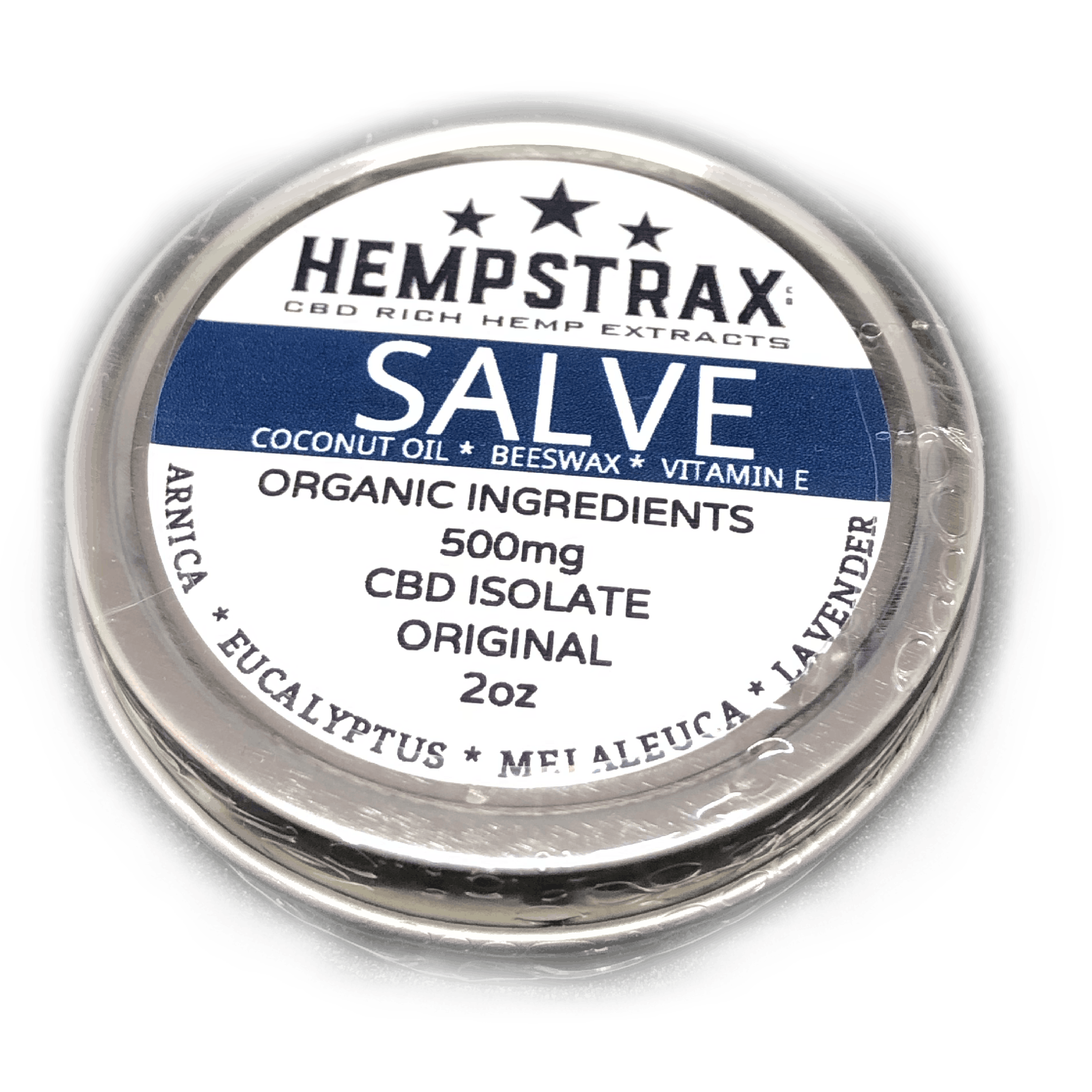 Hempstrax - Original Salve 500mg CBD Isolate - 1