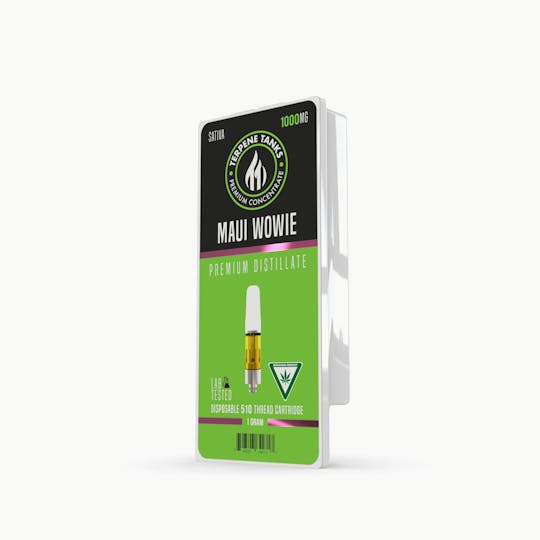 Terpene Tanks - Terpene Tanks Maui Wowie 510 Cartridge 1g - 1