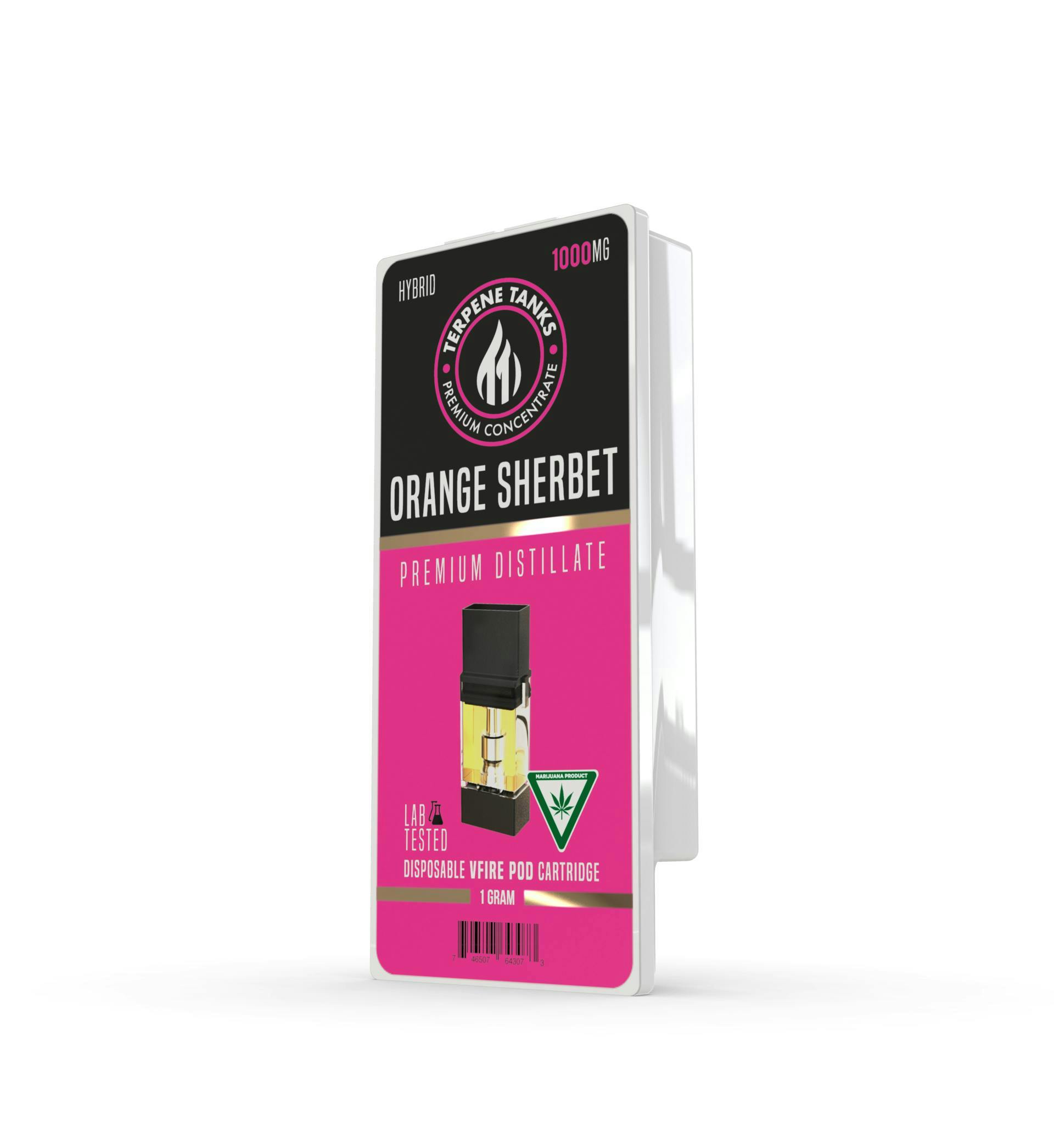 Terpene Tanks - Terpene Tanks Orange Sherbet V-Fire Pod 1g - 1