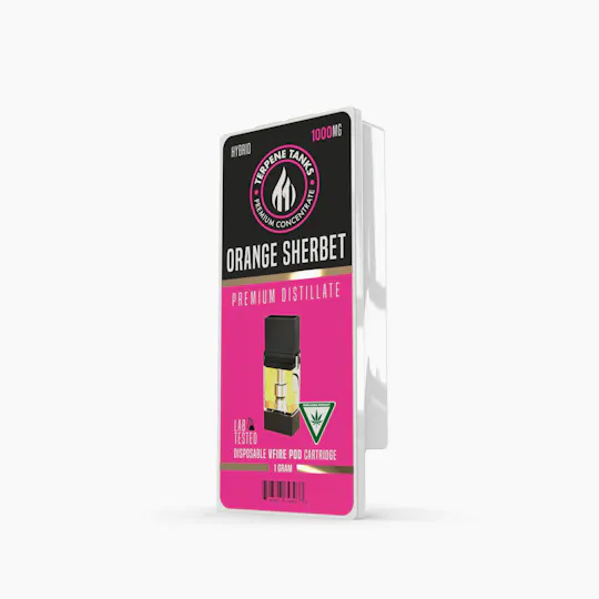 Terpene Tanks - Terpene Tanks Orange Sherbet V-Fire Pod 1g - 1