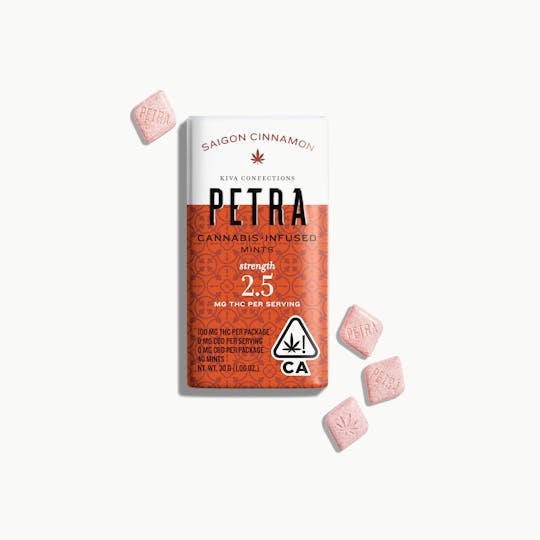 Kiva Confections - Petra Saigon Cinnamon Mint 100MG - 1