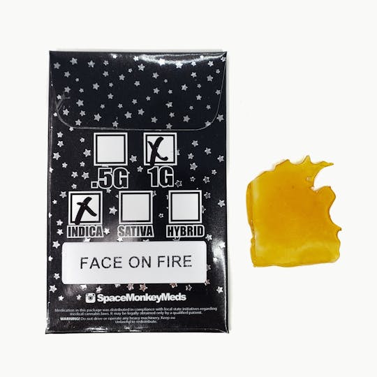 Space Monkey Meds - Face on Fire- Shatter - 1