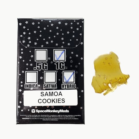Space Monkey Meds - Samoa Cookies- Shatter - 1