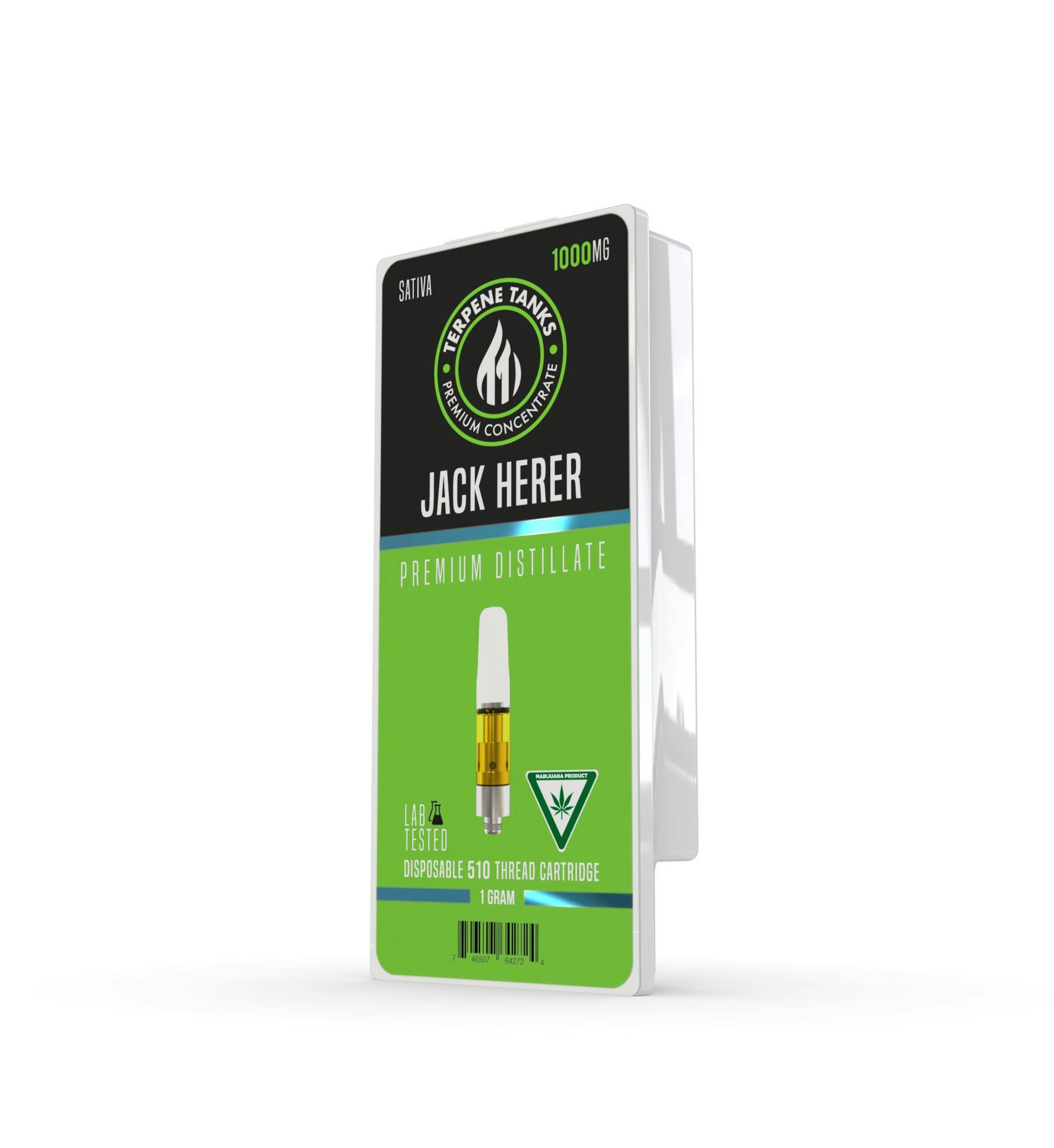 Terpene Tanks - Terpene Tanks Jack 510 Cartridge 1g - 1