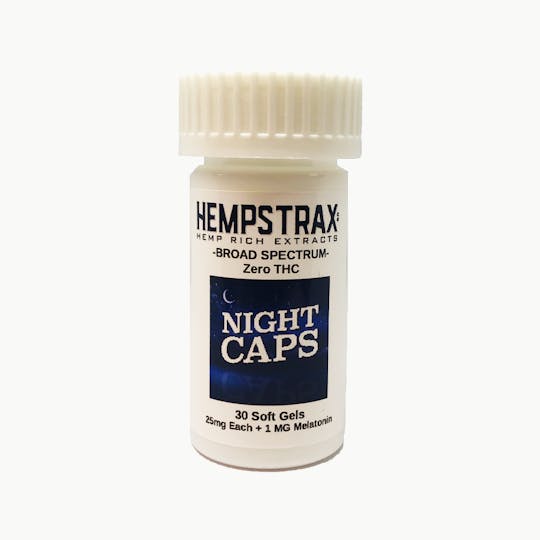 Hempstrax - 25MG CBD HEMP OIL + MELATONIN - 1