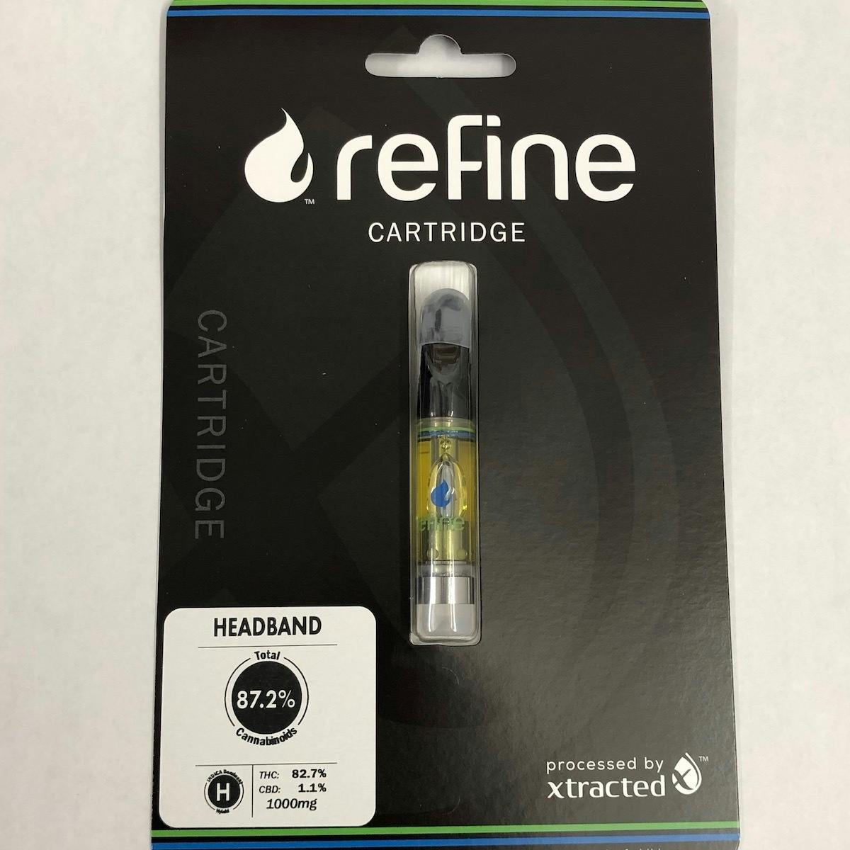 Refine New England (Medical) - Headband Distillate Cartridge (1 Gram) - 1
