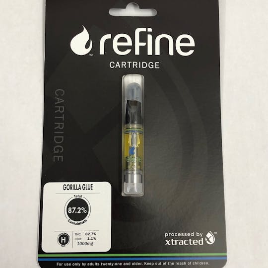 Refine New England (Medical) - Gorilla Glue Distillate Cartridge (1 Gram) - 1