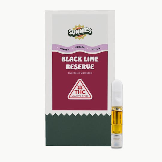 SunMed Growers - Black Lime Reserve Live Resin Cartridge 1.0g - 1