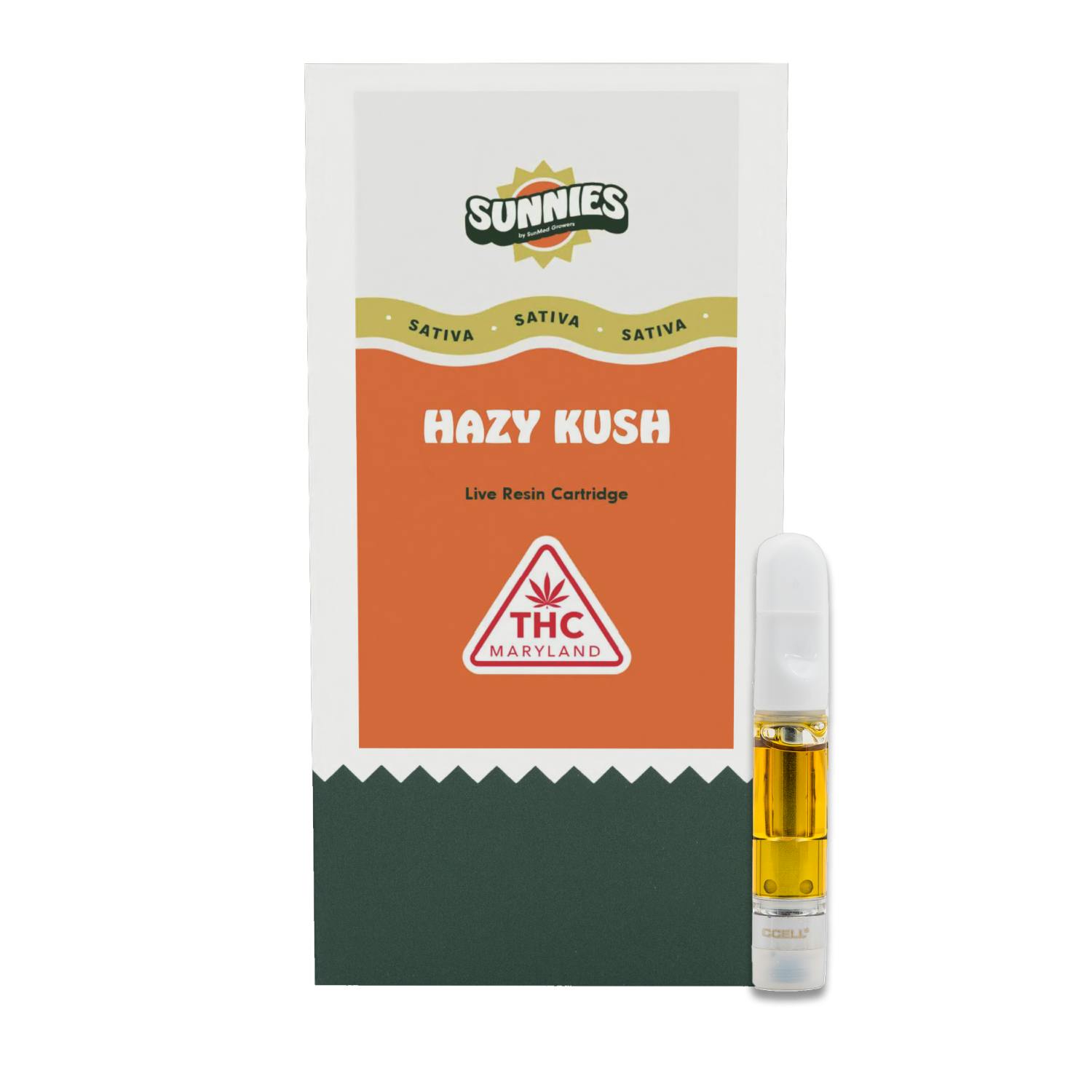SunMed Growers - Hazy Kush Live Resin Cartridge 0.5g - 1