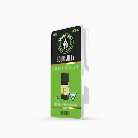 Terpene Tanks - Terpene Tanks Sour Jilly V-Fire Pod 1g - 1