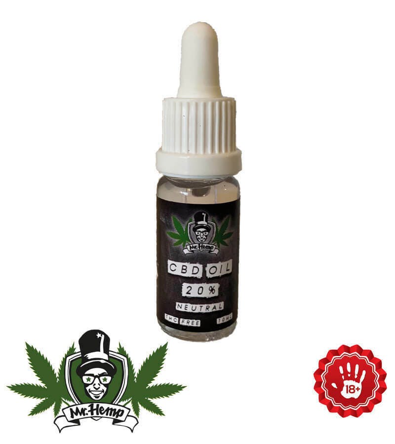 Mr. Hemp - Mr. Hemp CBD Öl ohne THC 20% 10ml - 1