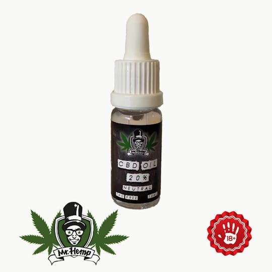Mr. Hemp - Mr. Hemp CBD Öl ohne THC 20% 10ml - 1