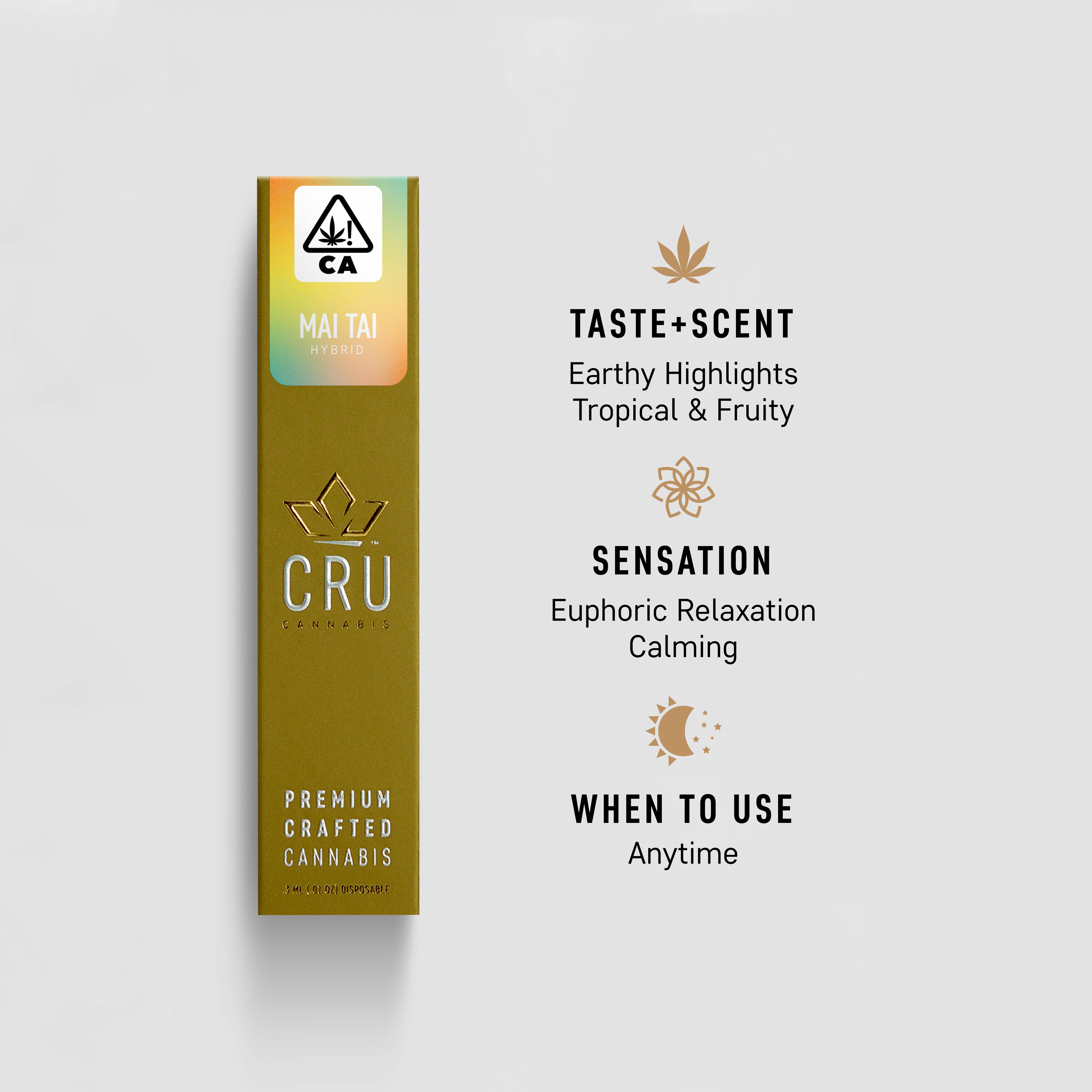 Mai Tai (0.3ML Disposable Pen) CRU Cannabis