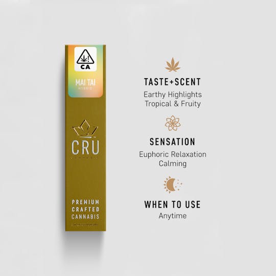 CRU Cannabis - Mai Tai (0.3ML Disposable Pen) - 1