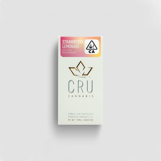 CRU Cannabis - Strawberry Lemonade (0.75ML Oil Cartridge) - 1