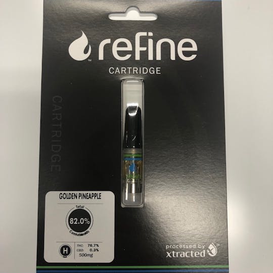Refine New England (Medical) - Golden Pineapple Distillate Cartridge (1/2 Gram) - 1