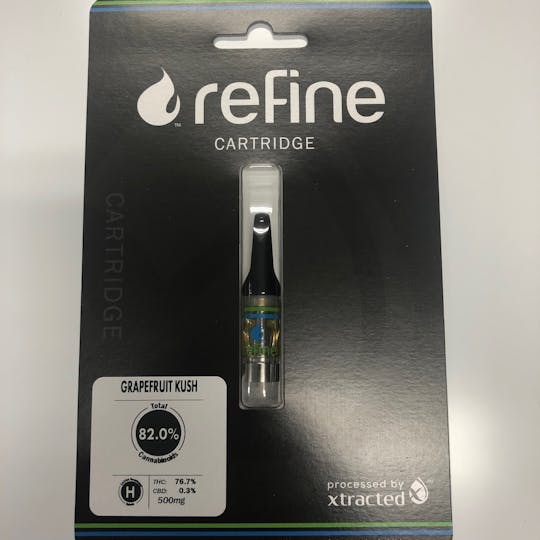 Refine New England (Medical) - Grapefruit Kush Distillate Cartridge (1/2 Gram) - 1