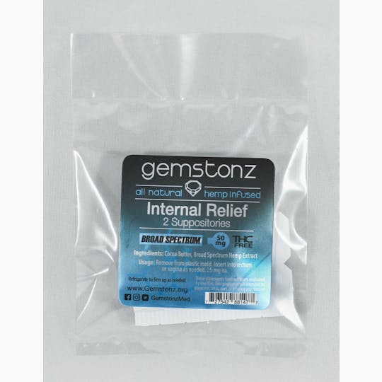 Gemstonz - Internal Relief Suppositories - 1