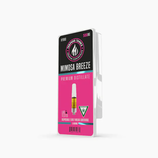 Terpene Tanks - Terpene Tanks Mimosa Breeze 510 Cartridge .5g - 1