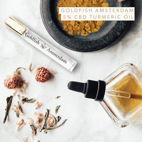 Goldfish Amsterdam - Goldfish Amsterdam 5% CBD with Turmeric & MCT Oil - 1