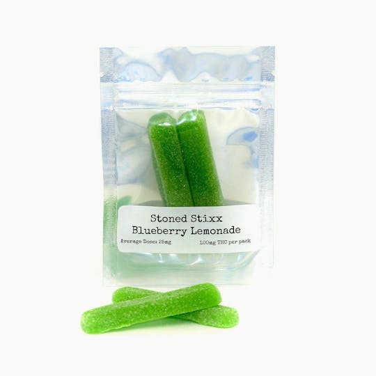 Double Dog Delicacies - Stoned Stixx - Blueberry Lemonade 100mg - 1