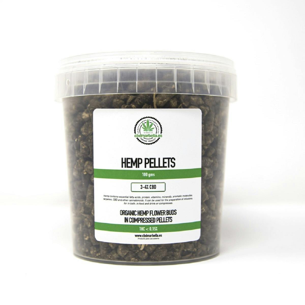 CBD Marbella - Organic Hemp Flower Buds In Compressed Pellets - 1