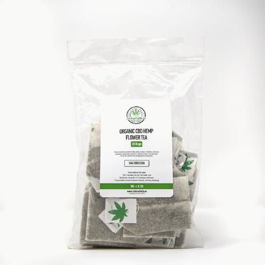 CBD Marbella - Organic Hemp CBD Flower Buds Tea In Tea Bags - 1