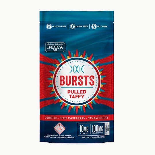 Dixie Brands - Bursts Pulled Taffy - Indica - 1