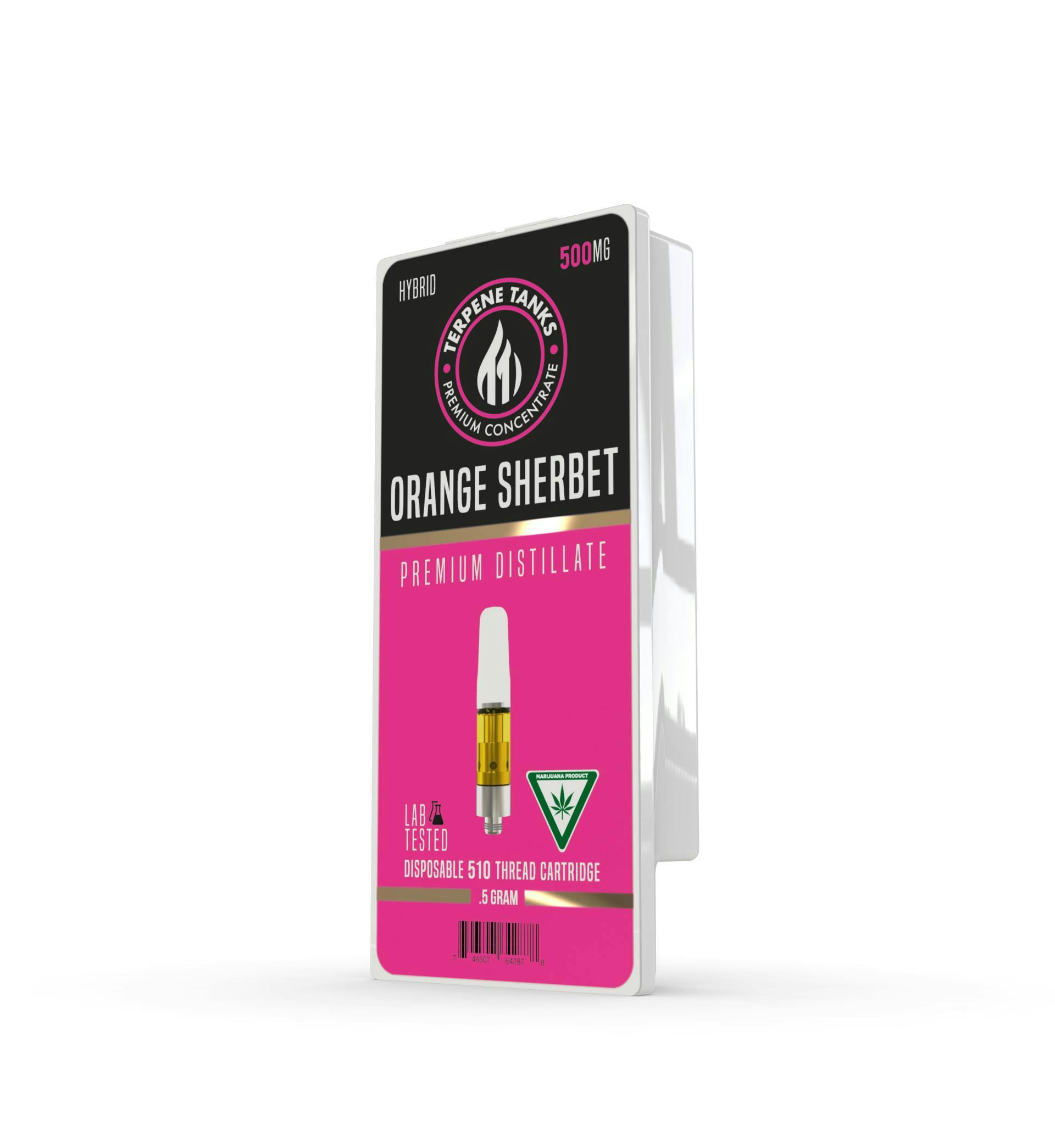 Terpene Tanks - Terpene Tanks Orange Sherbet 510 C-Cell .5g - 1