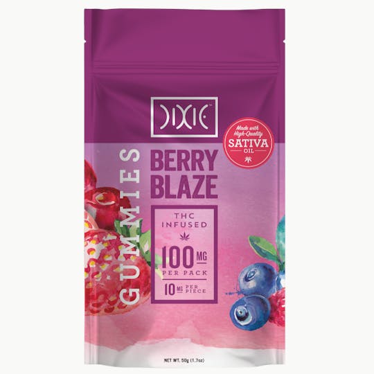 Dixie Brands - Berry Blaze Gummies - 1